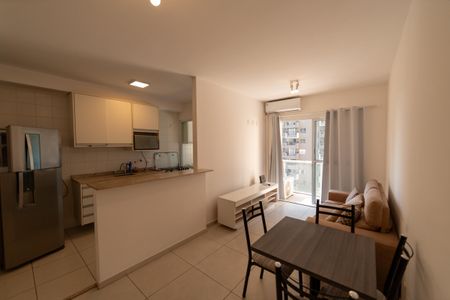 Sala_Cozinha - Conjugada de apartamento para alugar com 1 quarto, 53m² em Alphaville Industrial, Barueri