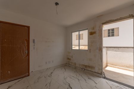 Sala de apartamento à venda com 2 quartos, 60m² em Serrano, Belo Horizonte