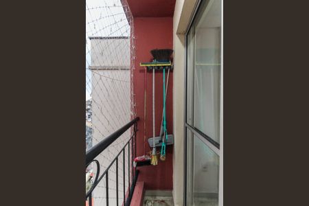 Varanda da Sala de apartamento para alugar com 2 quartos, 48m² em Vila Carmosina, São Paulo