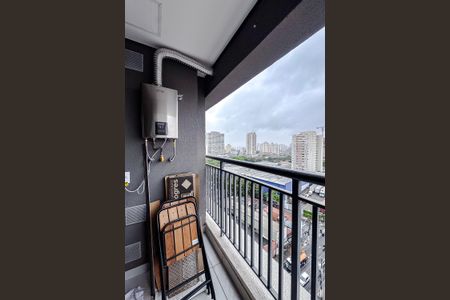 Varanda da Sala de apartamento para alugar com 1 quarto, 30m² em Quarta Parada, São Paulo