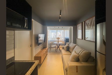 Studio para alugar com 26m², 1 quarto e sem vaga Studio para alugar com 26m², 1 quarto e sem vagaSala