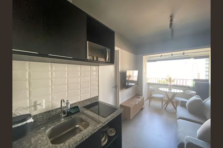 Studio para alugar com 26m², 1 quarto e sem vaga Studio para alugar com 26m², 1 quarto e sem vagaCozinha