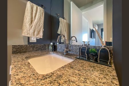 Studio para alugar com 26m², 1 quarto e sem vaga Studio para alugar com 26m², 1 quarto e sem vagaBanheiro da Suíte