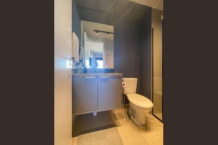 Studio para alugar com 26m², 1 quarto e sem vaga Studio para alugar com 26m², 1 quarto e sem vagaBanheiro da Suíte