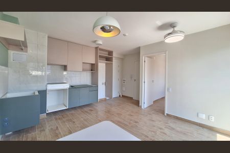 Sala/Cozinha/Área de serviço de apartamento à venda com 1 quarto, 35m² em Vila Romana, São Paulo