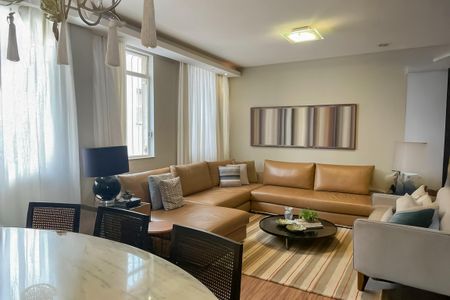 Sala de apartamento à venda com 3 quartos, 117m² em Cruzeiro, Belo Horizonte