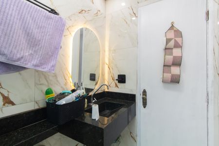 Casa de condomínio para alugar com 83m², 3 quartos e 2 vagasBanheiro 1