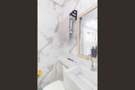 Casa de condomínio para alugar com 83m², 3 quartos e 2 vagasBanheiro da Suíte