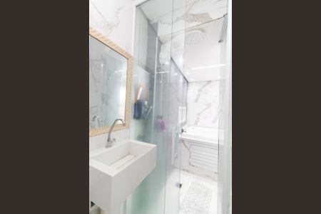 Casa de condomínio para alugar com 83m², 3 quartos e 2 vagasBanheiro da Suíte