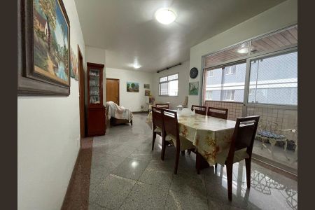 Sala  de apartamento à venda com 4 quartos, 130m² em Santo Agostinho, Belo Horizonte