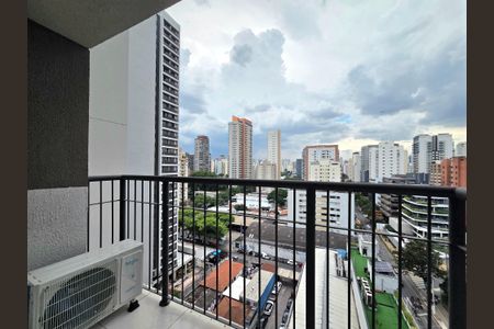 Varanda de kitnet/studio para alugar com 1 quarto, 24m² em Vila Olímpia, São Paulo