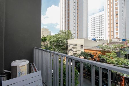 Studio à venda com 28m², 1 quarto e sem vagaVaranda
