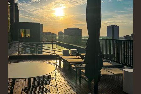 Studio para alugar com 28m², 1 quarto e sem vagaRooftop 