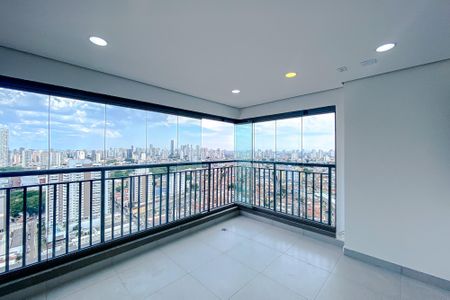 Varanda da Sala de apartamento para alugar com 3 quartos, 95m² em Quarta Parada, São Paulo