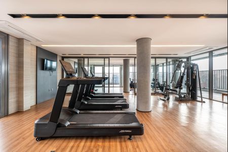 Studio para alugar com 25m², 1 quarto e sem vaga Studio para alugar com 25m², 1 quarto e sem vagaÁrea comum - Academia