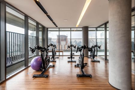 Studio para alugar com 25m², 1 quarto e sem vaga Studio para alugar com 25m², 1 quarto e sem vagaÁrea comum - Academia