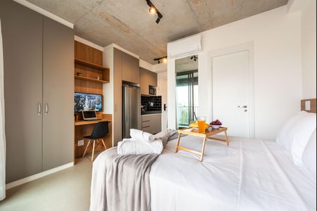 Studio para alugar com 25m², 1 quarto e sem vaga Studio para alugar com 25m², 1 quarto e sem vagaQuarto