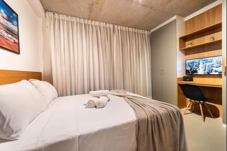 Studio para alugar com 25m², 1 quarto e sem vaga Studio para alugar com 25m², 1 quarto e sem vagaQuarto