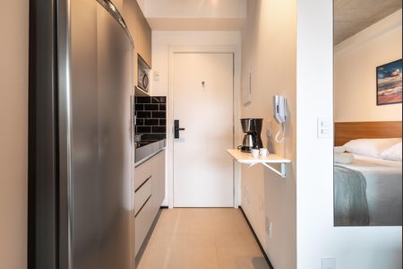 Studio para alugar com 25m², 1 quarto e sem vaga Studio para alugar com 25m², 1 quarto e sem vagaCozinha