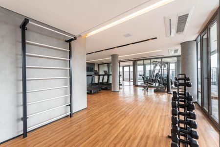 Studio para alugar com 25m², 1 quarto e sem vaga Studio para alugar com 25m², 1 quarto e sem vagaÁrea comum - Academia