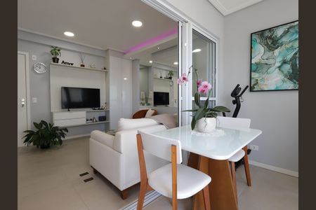 Varanda da Sala de apartamento à venda com 1 quarto, 38m² em Vila Andrade, São Paulo