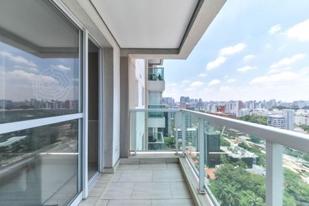 Varanda de apartamento para alugar com 1 quarto, 35m² em Santo Amaro, São Paulo