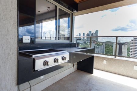 Apartamento à venda com 341m², 4 quartos e 5 vagas Apartamento à venda com 341m², 4 quartos e 5 vagasÁrea externa churraqueira - cobertura