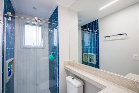 Apartamento à venda com 96m², 2 quartos e 2 vagasBanheiro do quarto 2