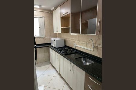 Cozinha de apartamento para alugar com 2 quartos, 50m² em Fazendinha, Curitiba