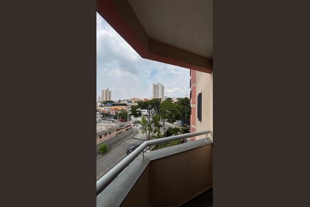 Sala - Sala de Jantar Varanda de apartamento para alugar com 1 quarto, 57m² em Vila Alzira, Santo André