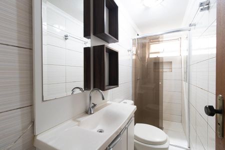 Banheiro Social de apartamento para alugar com 2 quartos, 50m² em Fazendinha, Curitiba