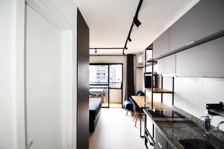 entrada de kitnet/studio para alugar com 1 quarto, 25m² em Pinheiros, São Paulo