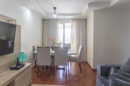 Sala  de apartamento à venda com 3 quartos, 69m² em Piraporinha, Diadema