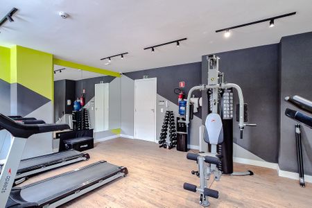 Studio à venda com 19m², 1 quarto e sem vaga Studio à venda com 19m², 1 quarto e sem vagaÁrea comum - Academia