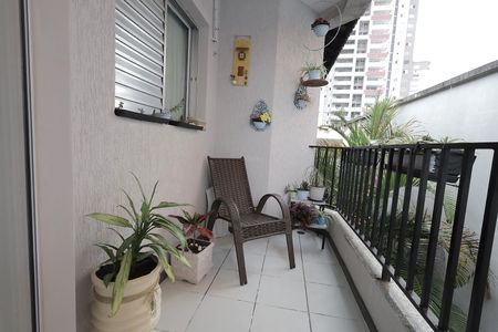 Sacada de apartamento à venda com 3 quartos, 78m² em Vila Valparaíso, Santo André