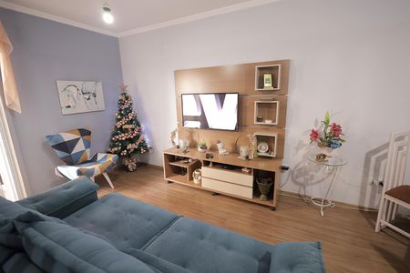 Sala de apartamento à venda com 3 quartos, 78m² em Vila Valparaíso, Santo André
