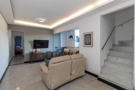 Sala de apartamento à venda com 3 quartos, 126m² em Castelo, Belo Horizonte