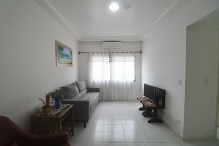 Sala de apartamento para alugar com 1 quarto, 63m² em Balneario Cidade Atlantica, Guarujá