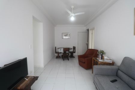 Sala de apartamento para alugar com 1 quarto, 63m² em Balneario Cidade Atlantica, Guarujá