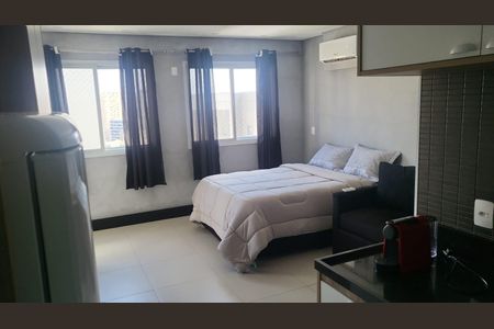 Studio à venda com 30m², 1 quarto e 1 vagaQuarto/Sala