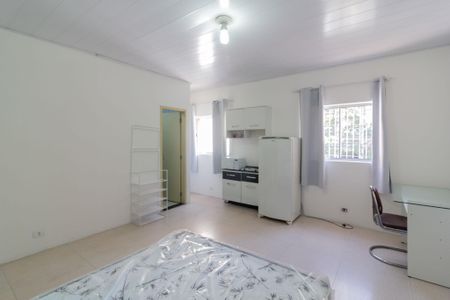 Sala - Quarto de kitnet/studio para alugar com 1 quarto, 26m² em Brooklin, São Paulo