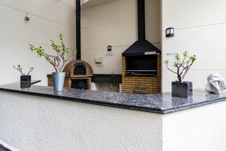 Studio para alugar com 34m², 1 quarto e 1 vagaChurrasqueira