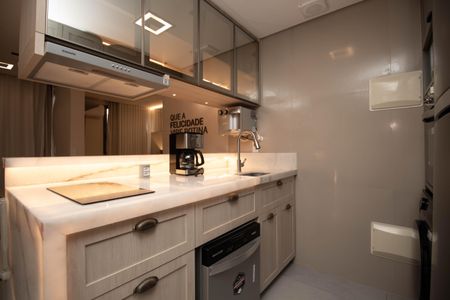 Studio para alugar com 35m², 1 quarto e 1 vagaCozinha 