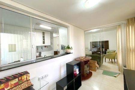 Varanda da Sala de apartamento à venda com 3 quartos, 100m² em São Lucas, Belo Horizonte