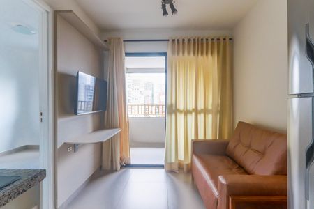 Sala de apartamento para alugar com 1 quarto, 26m² em Vila Olímpia, São Paulo