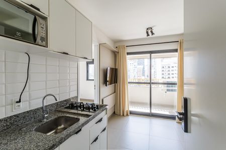 Sala de apartamento para alugar com 1 quarto, 26m² em Vila Olímpia, São Paulo