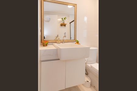 Apartamento à venda com 80m², 2 quartos e 2 vagasBanheiro suíte 1