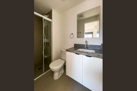 Studio para alugar com 26m², 1 quarto e sem vagaBanheiro da Suíte 1