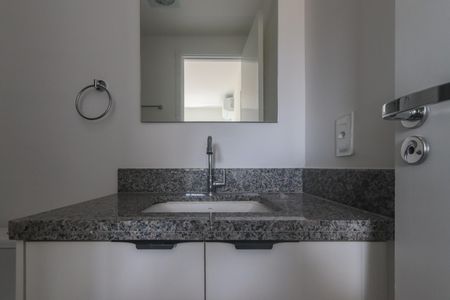 Studio para alugar com 26m², 1 quarto e sem vaga Studio para alugar com 26m², 1 quarto e sem vagaBanheiro da Suíte 1