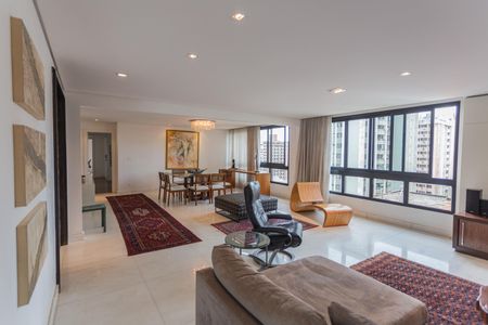 Sala de apartamento para alugar com 4 quartos, 264m² em Lourdes, Belo Horizonte